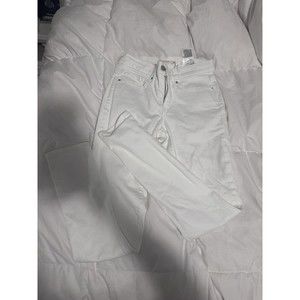 Levis Womens 25 311 Shaping Skinny  White Striped Denim Jeans Pants